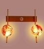 Double Metal Novelty Wall Light (Silver)