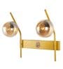 Double Metal Novelty Wall Light (Gold)