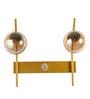 Double Metal Novelty Wall Light (Gold)