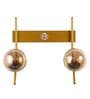 Double Metal Novelty Wall Light (Brown)