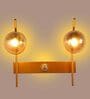 Double Metal Novelty Wall Light (Gold)