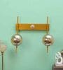 Double Metal Novelty Wall Light (Brown)