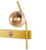 Double Metal Novelty Wall Light (Gold)