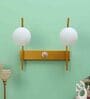 Double Metal Novelty Wall Light (Gold)