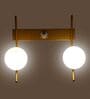 Double Metal Novelty Wall Light (Brown)