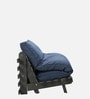 Double Futon in Blue & Grey Colour with Mattress