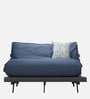 Double Futon in Blue & Grey Colour with Mattress