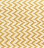 Double Futon in Mustard Wave Pattern Colour with Mattress