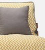 Double Futon in Mustard Wave Pattern Colour with Mattress