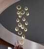 Double Height Smart LED Chandelier with Voice Control