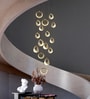 Double Height Smart LED Chandelier with Voice Control