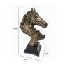 Double Horse Polyresin Animal Figurine