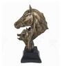 Double Horse Polyresin Animal Figurine