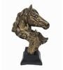 Double Horse Polyresin Animal Figurine