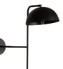 Double Shade Black Wall Sconce