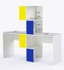 Double Trouble Kids Study Table in White Colour
