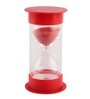 Double Tube 10 Minutes Red Sand Timer Showpiece