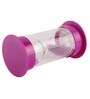 Double Tube 15 Minutes Purple Sand Timer Showpiece
