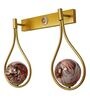 Double Metal Novelty Wall Light (Gold)