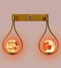 Double Metal Novelty Wall Light (Gold)