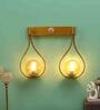 Double Metal Novelty Wall Light (Gold)