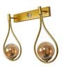 Double Metal Novelty Wall Light (Gold)