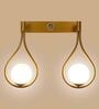 Double Metal Novelty Wall Light (Gold)