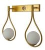 Double Metal Novelty Wall Light (Gold)
