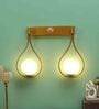 Double Metal Novelty Wall Light (Gold)