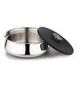 Doubly 500ml Silver Stainless Steel Serving Bowl with Lid
