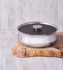 Doubly 500ml Silver Stainless Steel Serving Bowl with Lid