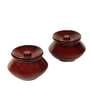 Dove Red Handi with Lid Set of 2