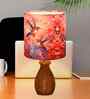 Red Dovel Pot Modern Table Lamp for Home