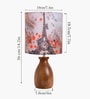 Brown Dovel Pot Modern Table Lamp for Home