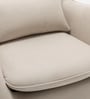 Dowdle Velvet Lounge Chair In Beige Colour