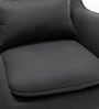 Dowdle Velvet Lounge Chair In Grey Colour