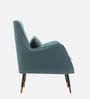 Dowdle Velvet Lounge Chair In Teal Colour