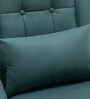 Dowdle Velvet Lounge Chair In Teal Colour