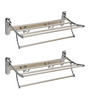 Stainless Steel Towel Rack Set of 2 (Length: 20 Inches)