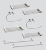 Doyours Glossy Stainless Steel Bathroom Fixture 8-piece Set
