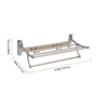 Stainless Steel Towel Rack Set of 2 (Length: 20 Inches)