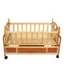 Dozy 6 In 1 Baby Wooden Cot In Brown Colour