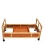 Dozy 6 In 1 Baby Wooden Cot In Brown Colour