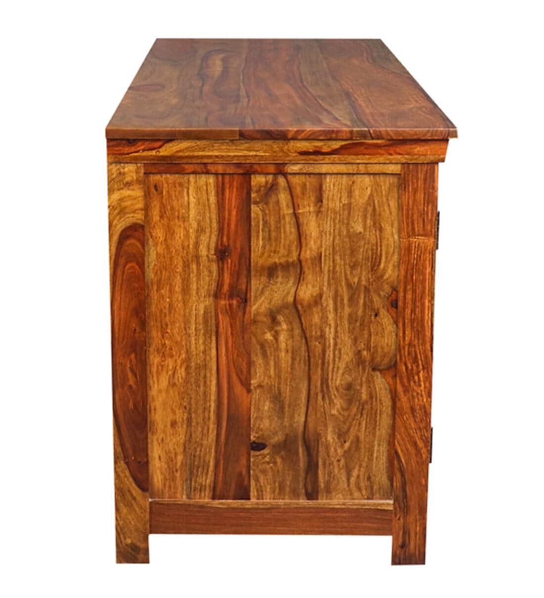 Buy Dravidian Sheesham Wood Sideboard in Teak Finish by Fabuliv Online