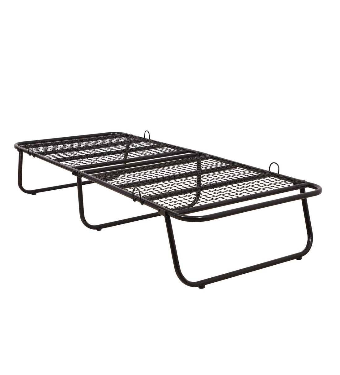 Buy Dreamer Metallic Folding Bed in Black Colour by Springtek Online Folding Beds Beds