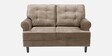 Dreamer Fabric 2 Seater Sofa In Mocha Brown Colour