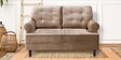 Dreamer Fabric 2 Seater Sofa In Mocha Brown Colour