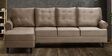 Dreamer Fabric RHS Sectional Sofa In Mocha Brown Colour