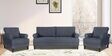 Dreamer Fabric Sofa Set (3+1+1) In Blue Colour