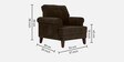 Dreamer Fabric Sofa Set (3+1+1) In Dark Earth Colour